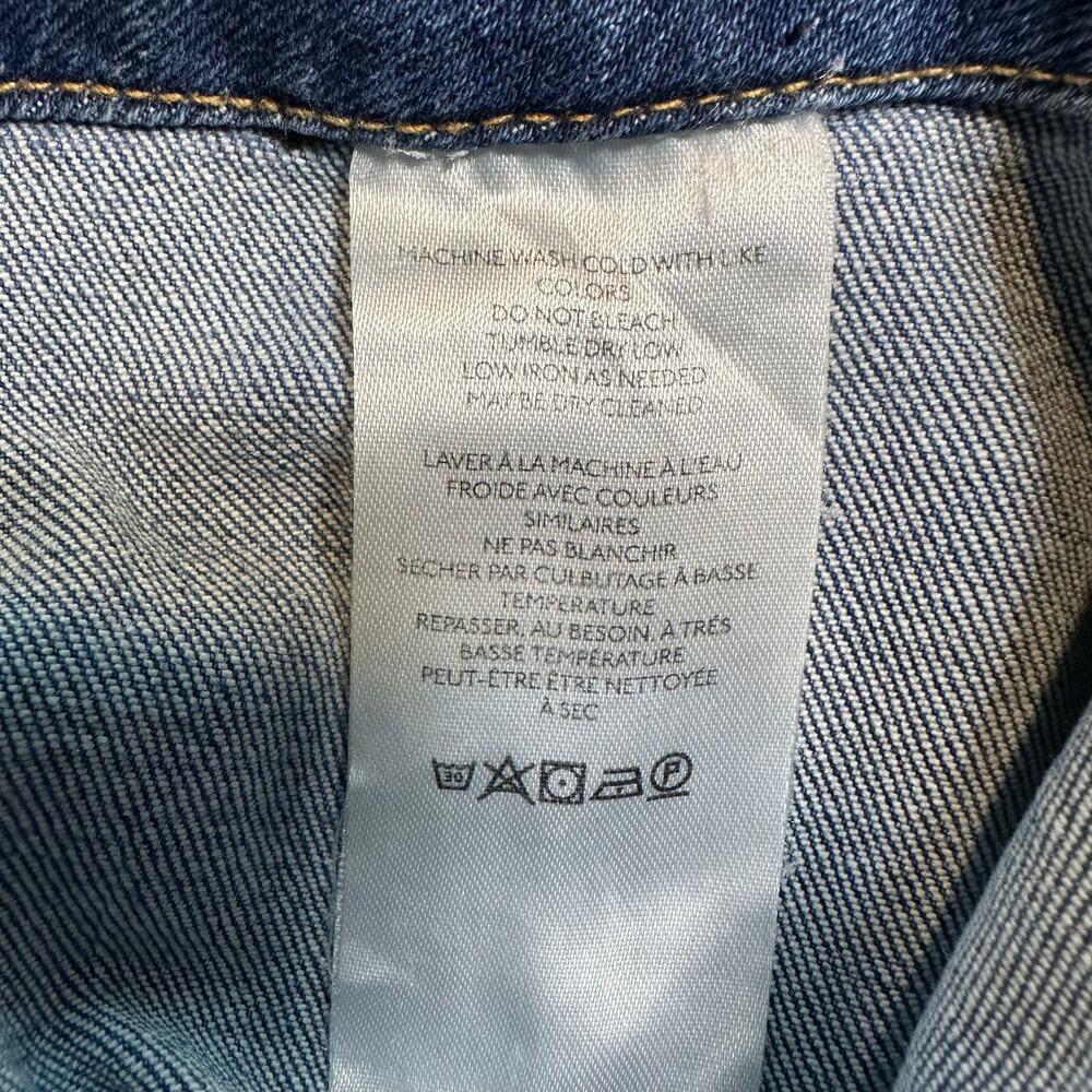 PILCRO Wide Leg Cropped Jeans, Size 29 (8) - Picture 10 of 14